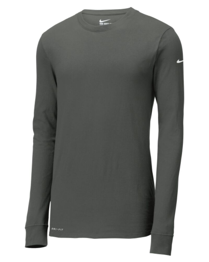 NIKE Dri-FIT COTTON/POLY LONG SLEEVE TEE Thumbnail