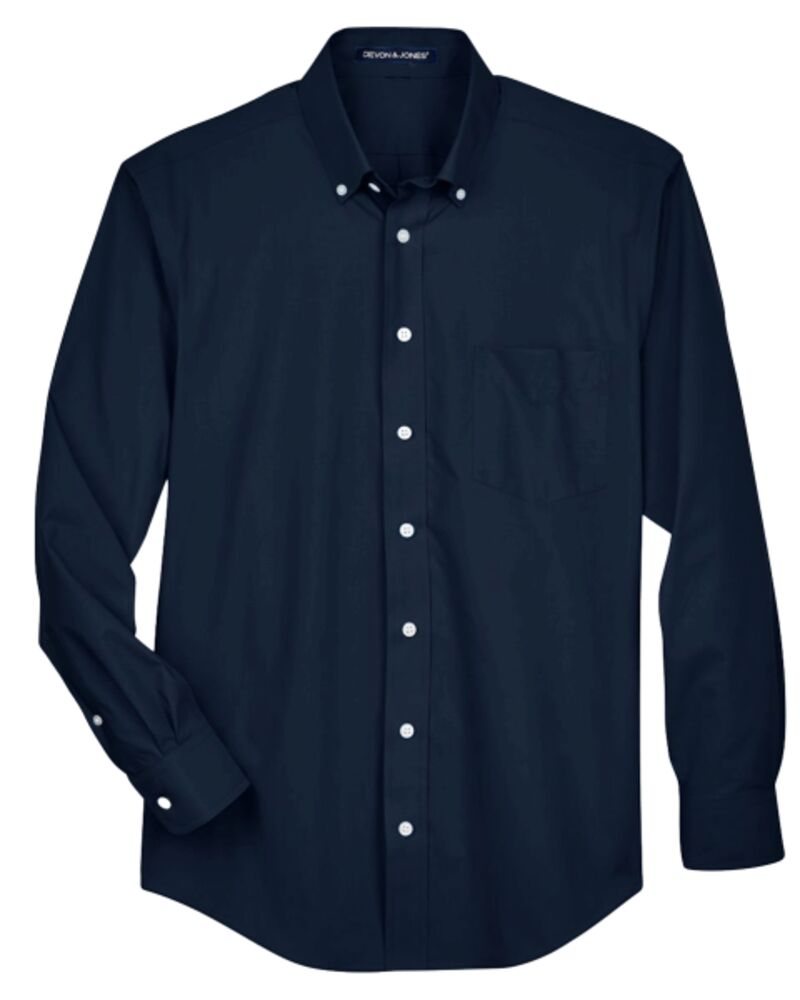 Men's Crown Collection® Broadcloth Woven Dress Shirt Thumbnail