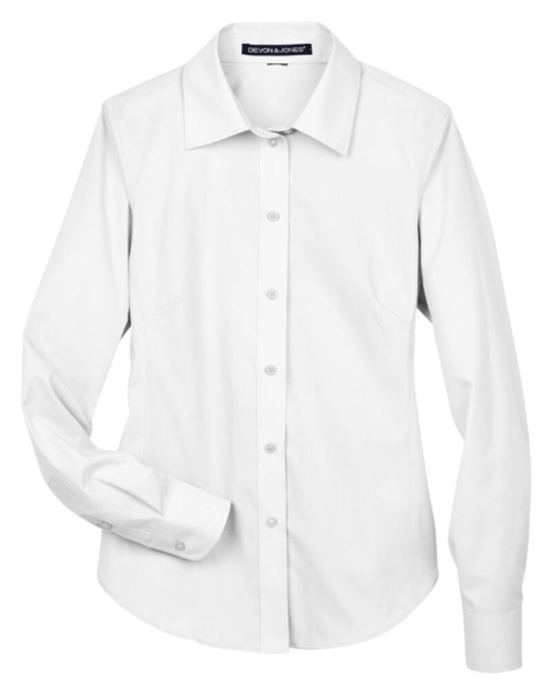 Women's Crown Collection® Broadcloth Woven Dress Shirt Thumbnail