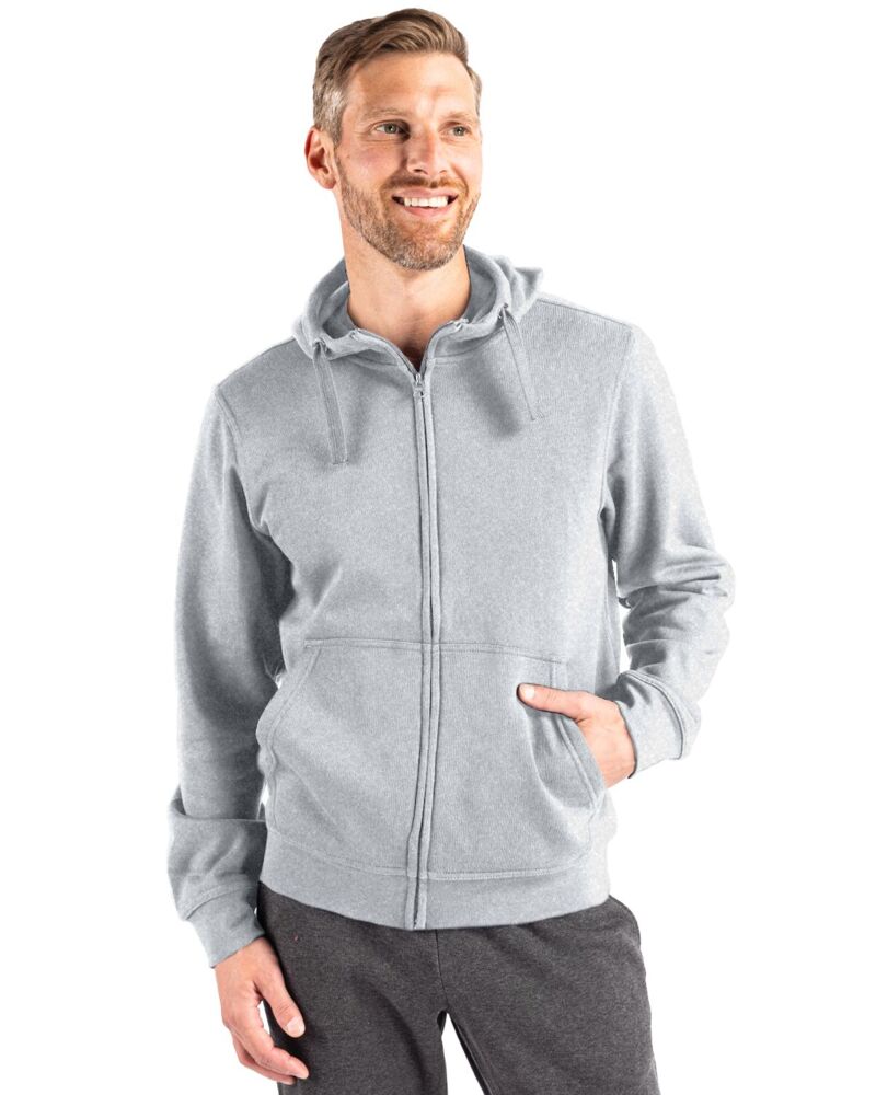 Clique Unisex Stockholm Full Zip Hoodie Thumbnail