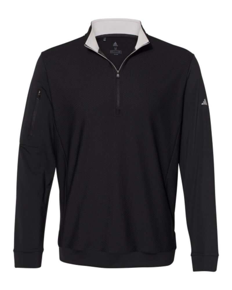 Men's Textured Quarter-Zip Pullover Thumbnail