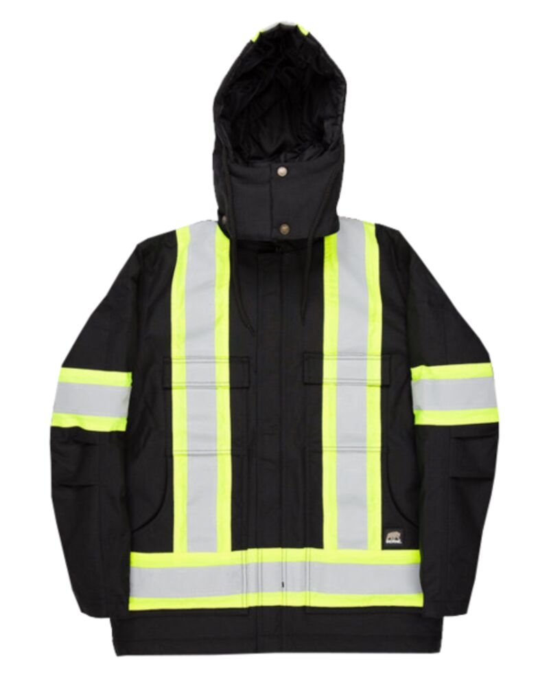 Tall Safety Striped Arctic Insulated Chore Coat Thumbnail