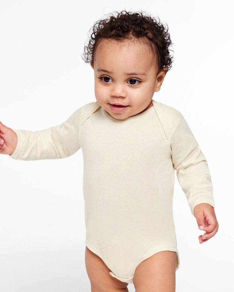 Infant Fine Jersey Long Sleeve Bodysuit Thumbnail